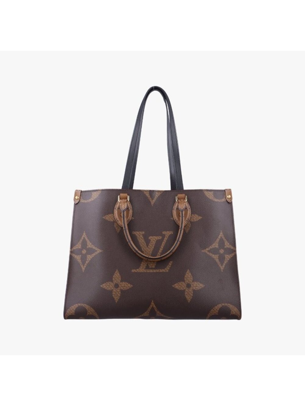 Louis Vuitton on the Go MM Monogram Brown Canvas Tote